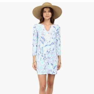 Lilly Pulitzer Marina Dress in Lilly's Lilac Nice Ink - Size Medium